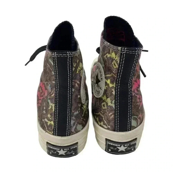 Converse Chuck 70 Size 5 Digital Daze High Top Lace Up Sneakers Snakeskin Satin - Picture 6 of 9